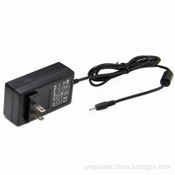 Replacement Wall Plug Tablet PC Charger for Motorola, 12V 1.5A 18W, 2.0*0.6mm, Black Color